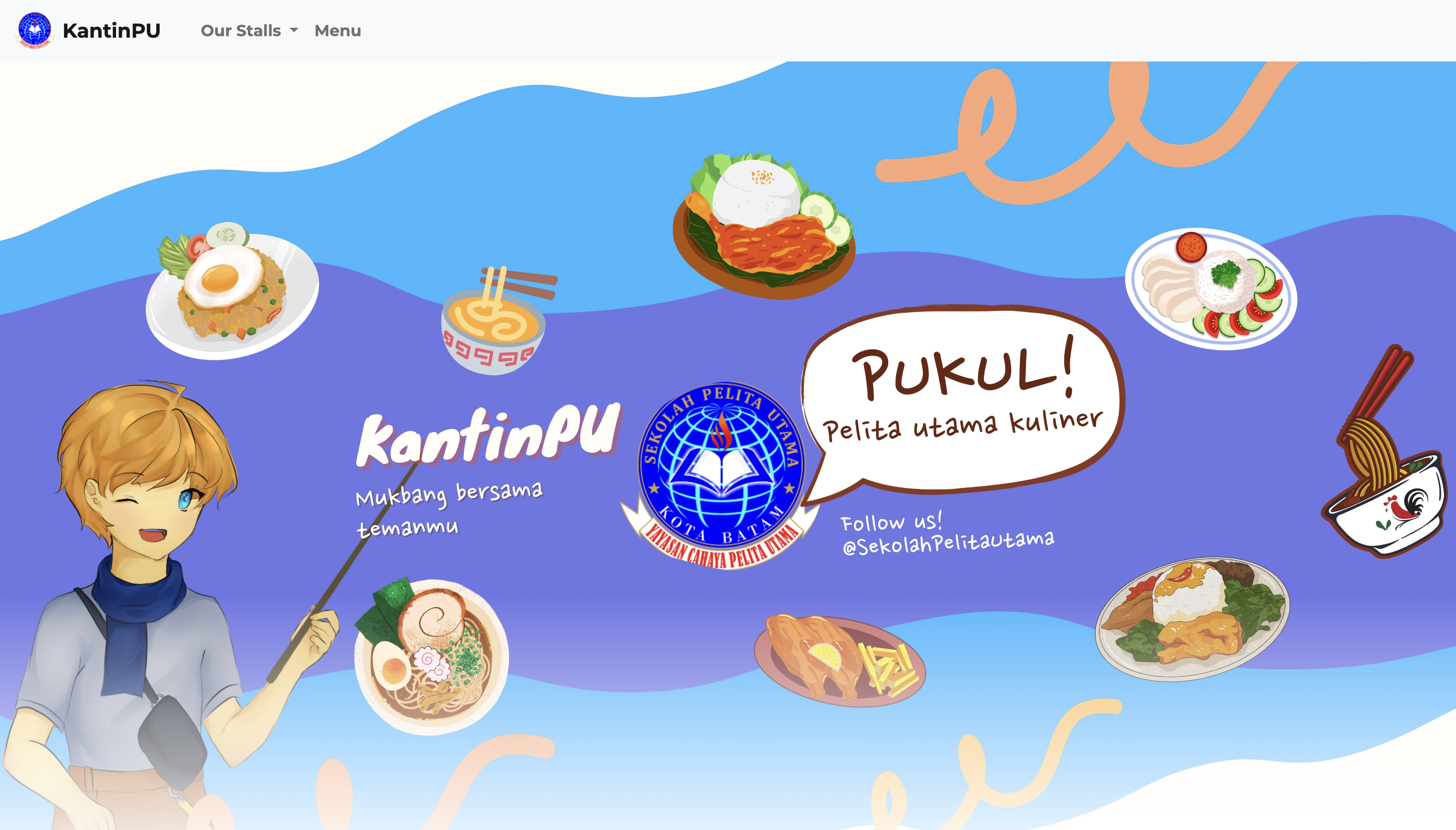 kantinPU first screen